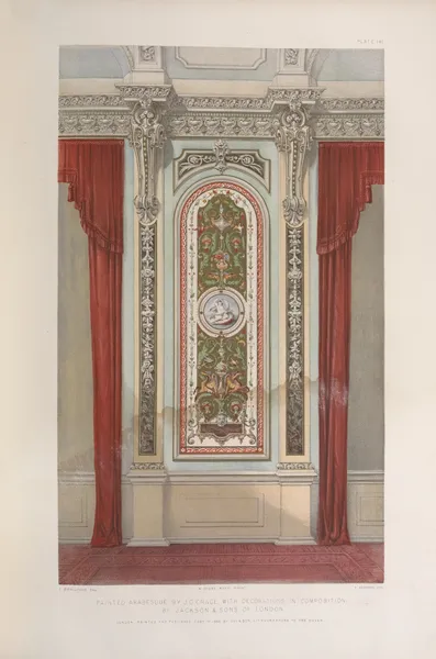 Painted arabesque av Matthew Digby Wyatt