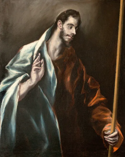 Apostle St Thomas av El Greco (Domenikos Theotokopoulos)