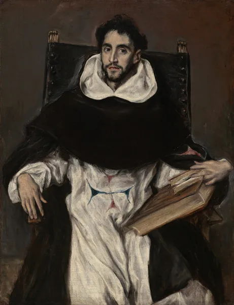Fray Hortensio Félix Paravicino av El Greco (Domenikos Theotokopoulos)