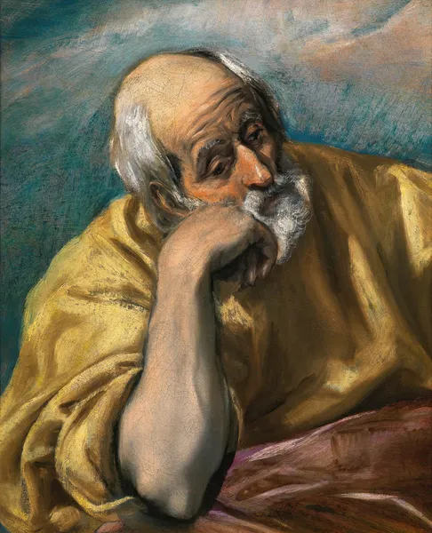 Saint Joseph av El Greco (Domenikos Theotokopoulos)