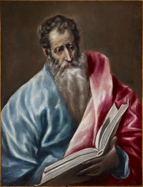 St. Matthew av El Greco (Domenikos Theotokopoulos)