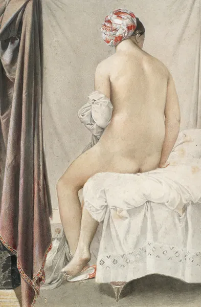 The Bather av Jean Auguste Dominique Ingres