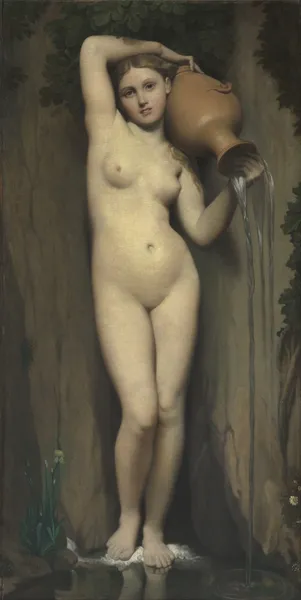 The Spring av Jean Auguste Dominique Ingres