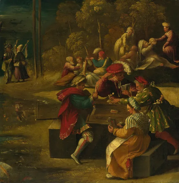 A Scene From Virgil’s Aeneid, From Alfonso I D’este’s Frieze In The ‘camerino D’alabastro’ av Dosso Dossi