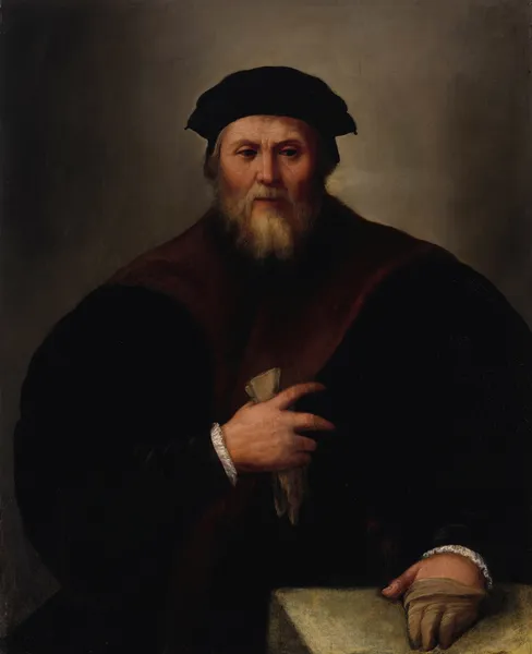 Portrait of a gentleman av Dosso Dossi