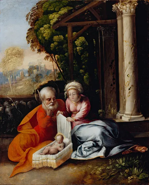 The Holy Family av Dosso Dossi