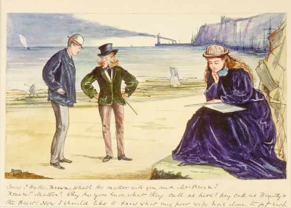 Beauty and the Beast (19th century) av George Du Maurier