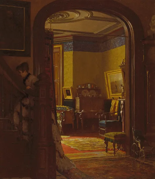 Not at Home av Eastman Johnson