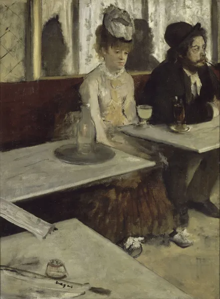 In A Café av Edgar Degas