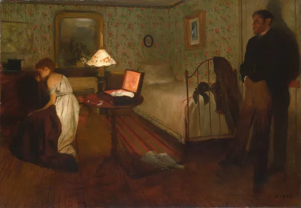 Interior av Edgar Degas