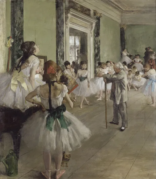 The Ballet Class av Edgar Degas