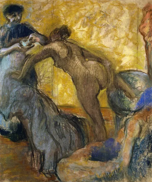 The Cup of Hot Chocolate av Edgar Degas