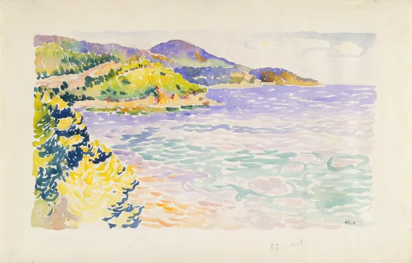 Meeresbucht (Südfrankreich) av Henri-Edmond Cross