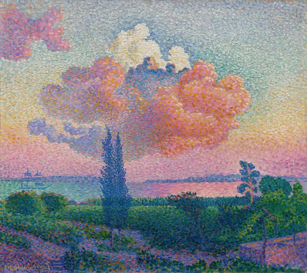 The Pink Cloud av Henri-Edmond Cross