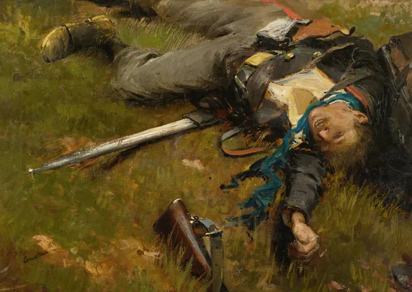 Soldat (Mobile Tué) av Jean-Baptiste Édouard Detaille