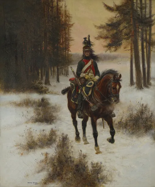 The Dragoon av Jean-Baptiste Édouard Detaille
