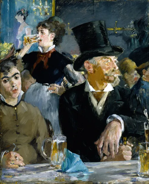 At The Café av Édouard Manet