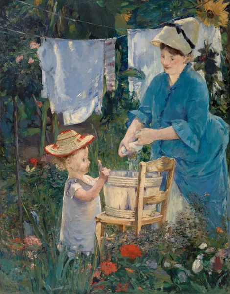 Laundry av Édouard Manet
