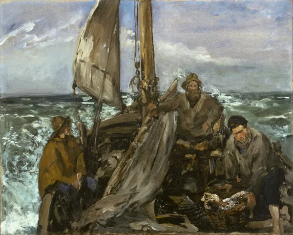 The Toilers Of The Sea av Édouard Manet