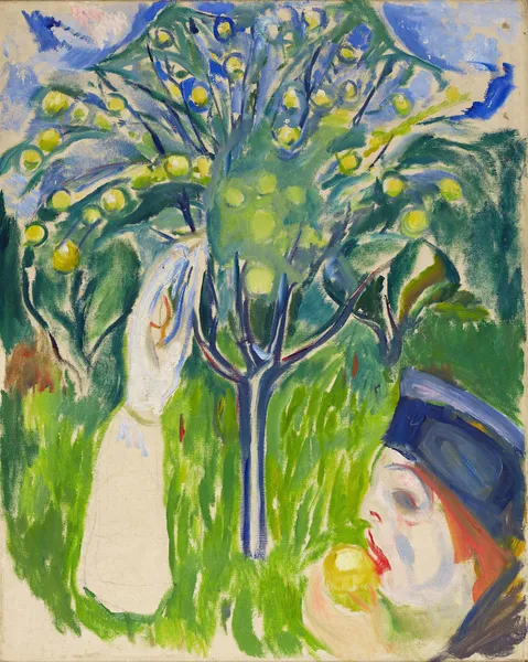 Two Women in the Garden av Edvard Munch