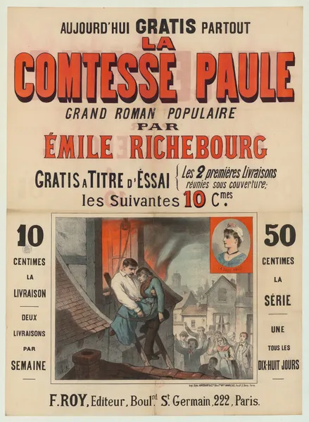La Comtesse Paule, grand roman populaire par Emile Richebourg av Edward Ancourt