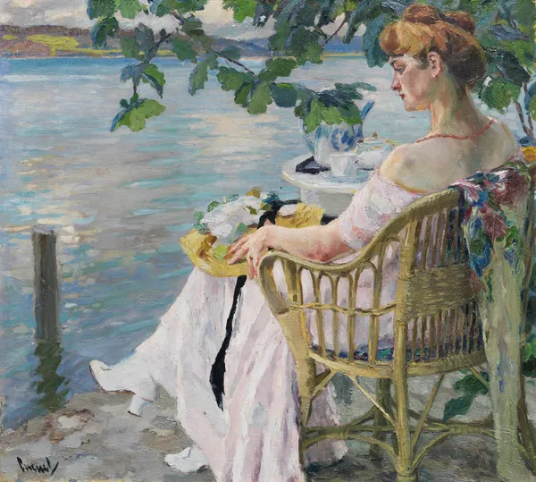 Summer evening av Edward Cucuel