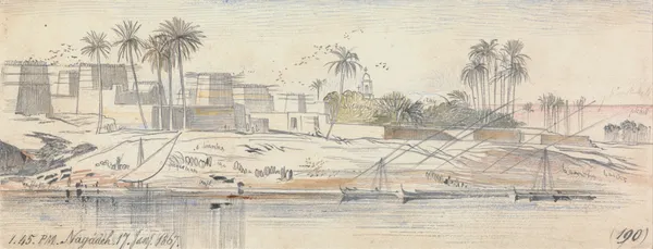 Negadeh, 1-45 pm, 17 January 1867 av Edward Lear