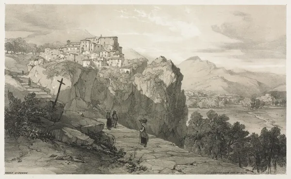 Rocca Giovane av Edward Lear