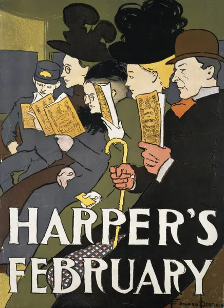 Harper’s February av Edward Penfield