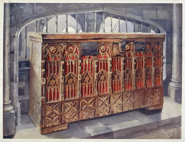 Fourteenth-century buttressed coffer. av Edwin Foley