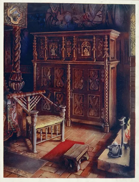 The ‘king’s room,’ Oxburgh Hall, Norfolk av Edwin Foley
