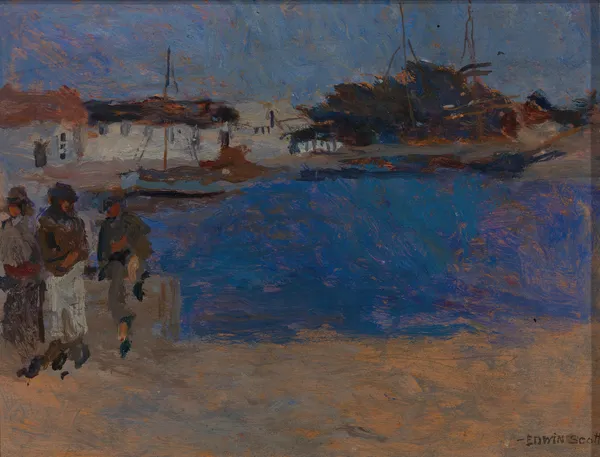 Cote aux Environs de Cherbourg av Frank Edwin Scott