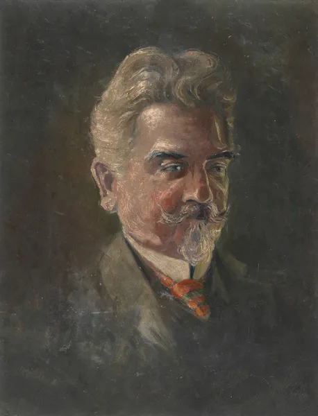 Bildnis Leopold Czihaczek av Egon Schiele