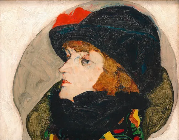Porträt Ida Roessler av Egon Schiele