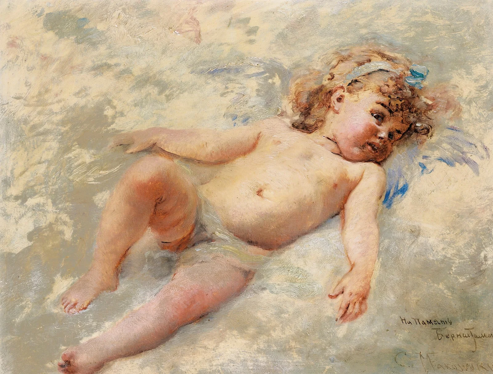 Cherub av Konstantin Egorovich Makovsky