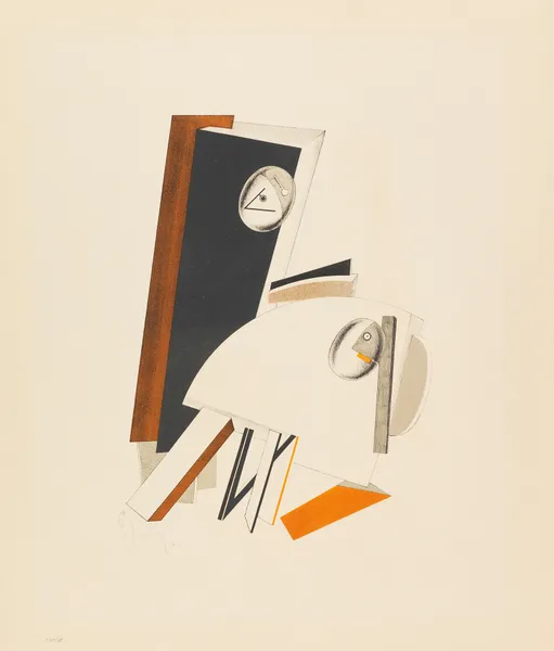 Anxious Ones (Ängstliche) av El Lissitzky