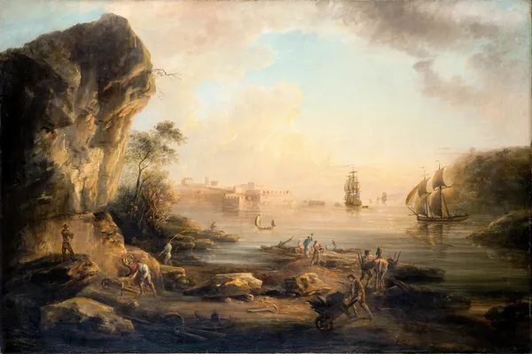 Coast Landscape av Elias Martin