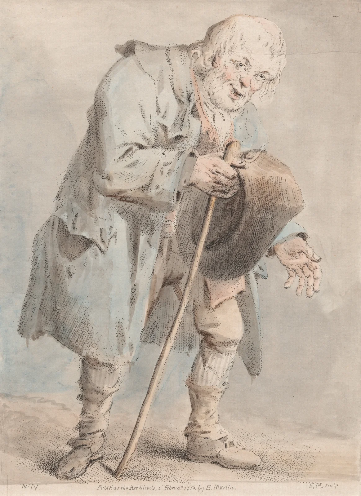 Old Man Begging av Elias Martin