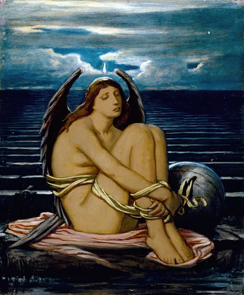 Soul in Bondage av Elihu Vedder