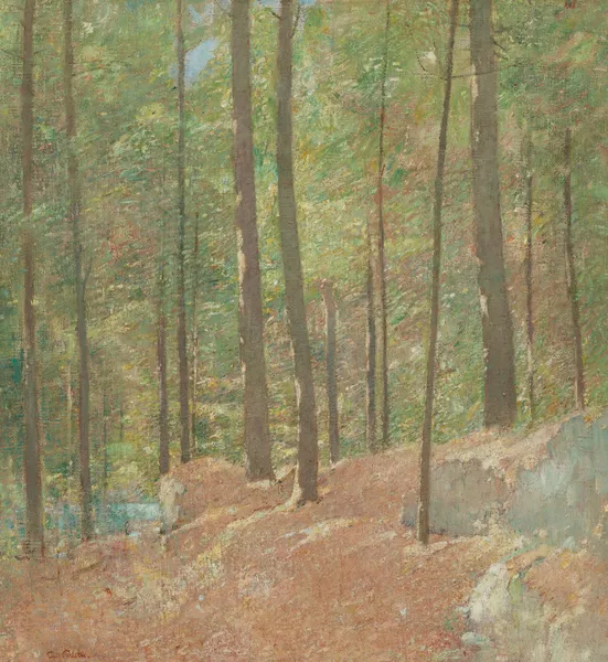 In the Pine Woods av Emil Carlsen