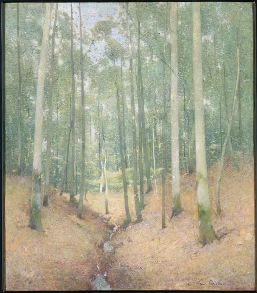 Wood Interior av Emil Carlsen