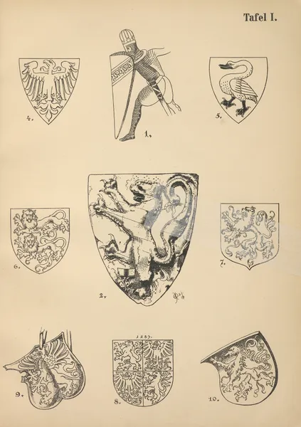Heraldischer Handbuch fur Freunde der Wappenkunst Pl.02 av Emil Doepler
