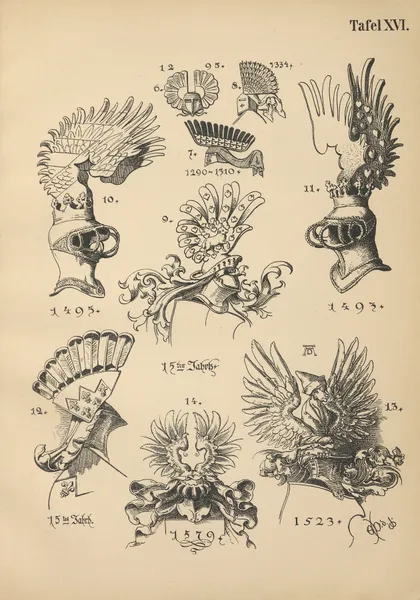 Heraldischer Handbuch fur Freunde der Wappenkunst Pl.15 av Emil Doepler