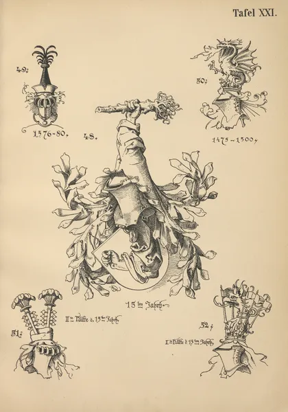 Heraldischer Handbuch fur Freunde der Wappenkunst Pl.20 av Emil Doepler