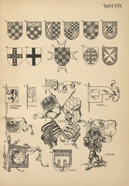 Heraldischer Handbuch fur Freunde der Wappenkunst Pl.24 av Emil Doepler