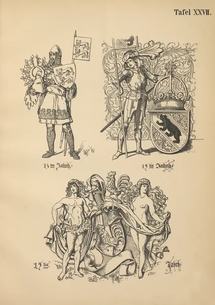 Heraldischer Handbuch fur Freunde der Wappenkunst Pl.26 av Emil Doepler