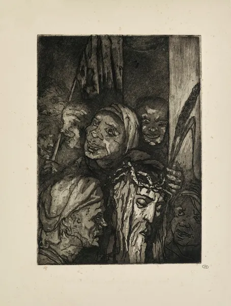 N° 36 – Et les valets souffletaient Jésus-Christ av Emile Bernard