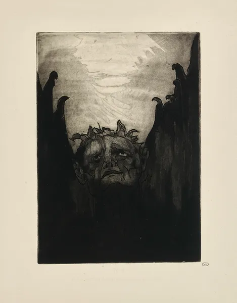N° 4 – Il comprit qu’il était le naufragé de l’ombre av Emile Bernard