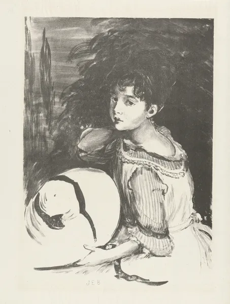 Jeune fille (Pouponne) av Jacques-Émile Blanche