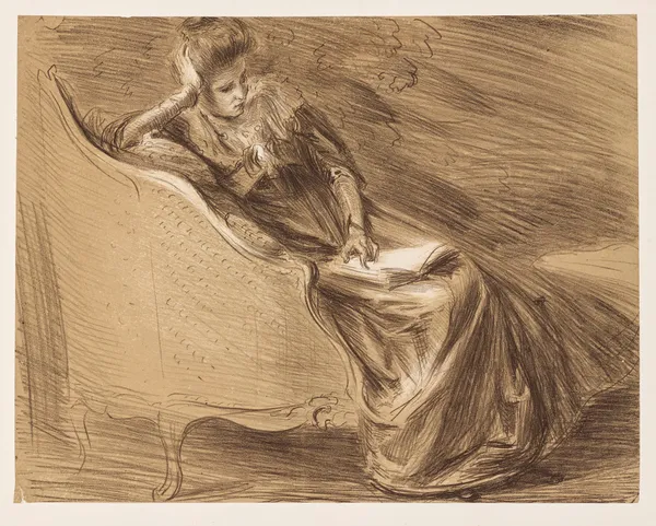 Lucie Esnault av Jacques-Émile Blanche